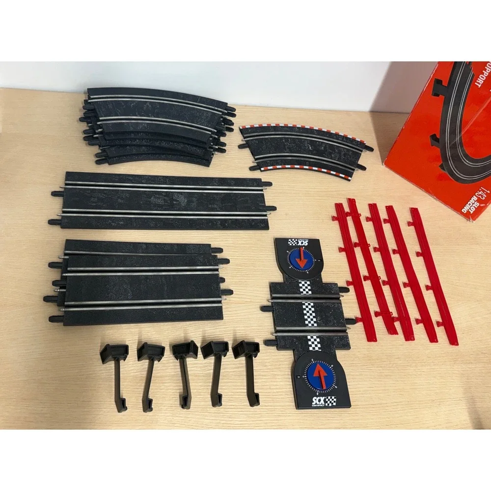 SCX Compact 1:43 Slot Racing Track Set Pieces- see pic for pieces